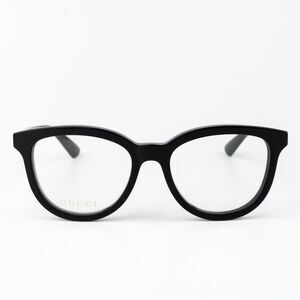 Gucci Women Eyeglasses Black Oval GG1687O 001 BRAND NEW
